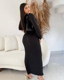 Vestido longo Ribana