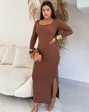 Vestido longo Ribana